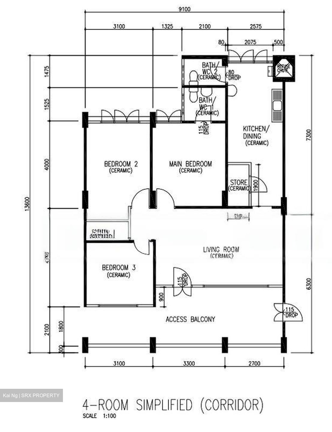 Blk 395 Yishun Ring Road (Yishun), HDB 4 Rooms #499076231